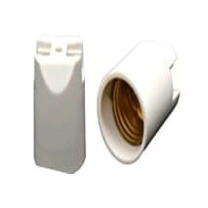 SOQUETE E-27 PORCELANA RETO