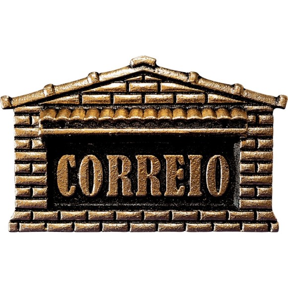 CAIXA CORREIO ALUMINIO COD  07 OURO