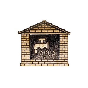 VISOR DE AGUA ALUMINIO COD 09 OURO